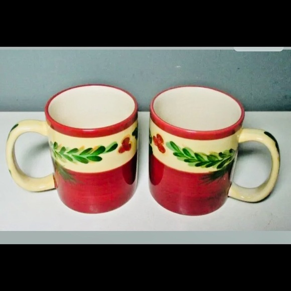 🎄SLAH Set of 2 Christmas Memories Standard Coffee Cups EUC - Picture 4 of 5